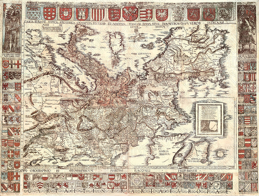 Karta Evrope 1511.